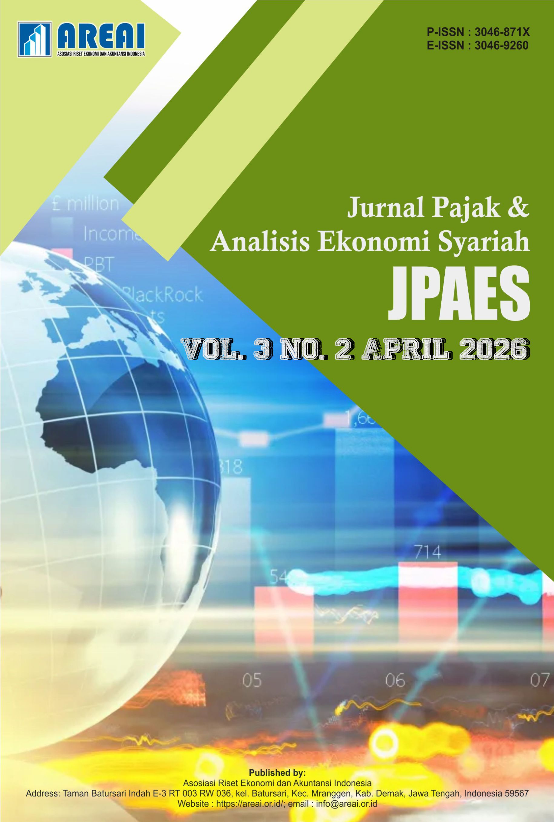 					View Vol. 3 No. 3 (2026): Juli : Jurnal Pajak dan Analisis Ekonomi Syariah
				
