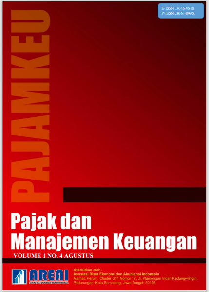 					View Vol. 1 No. 4 (2024): Agustus : Pajak dan Manajemen Keuangan
				